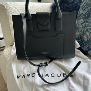 Marc Jacobs Black Textured Handbag